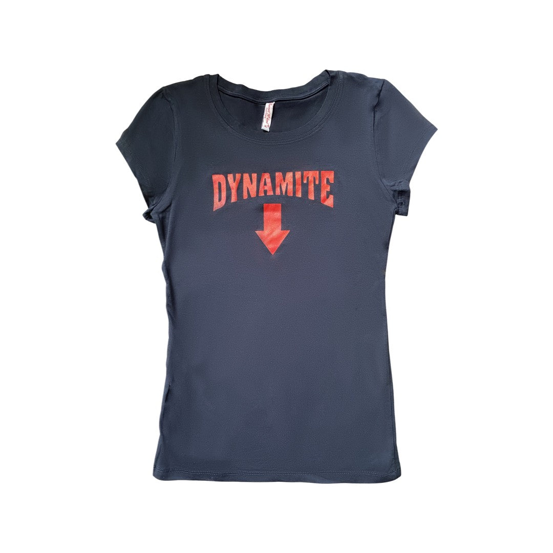 Dynamite T-Shirt (Red on Black)