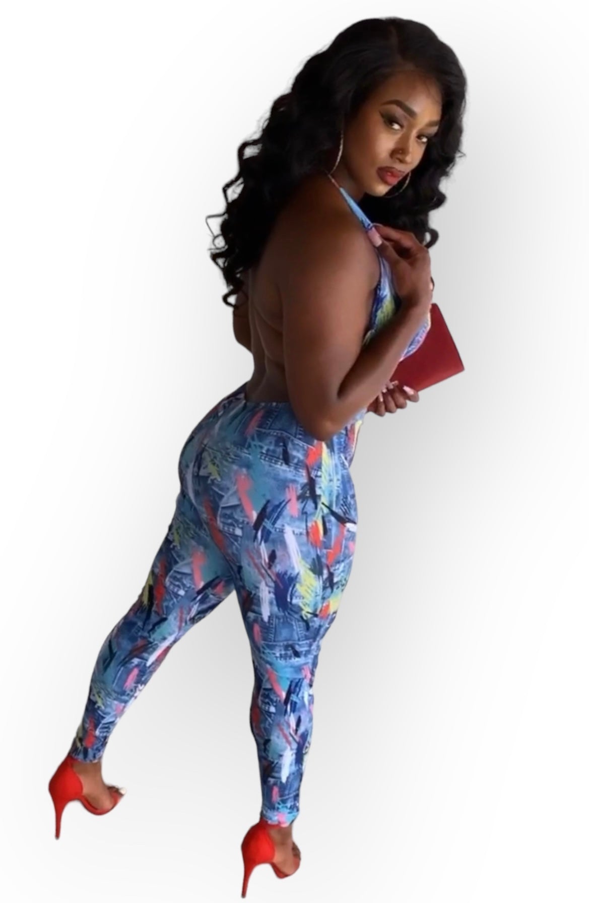 Party Denim Jumpsuit