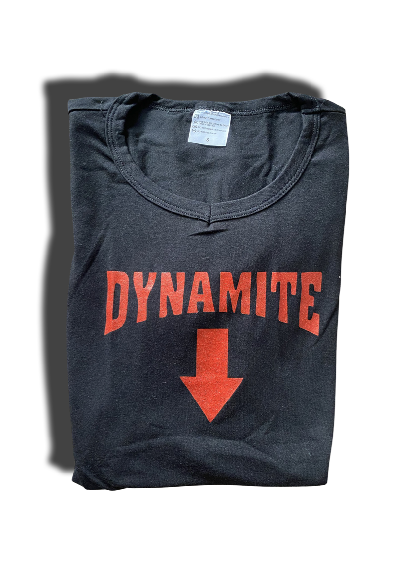 Dynamite T-Shirt (Red on Black)